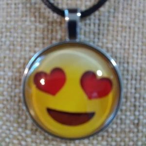 Smiling Face Cabochon Necklace